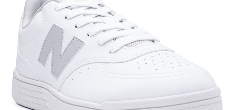 Tênis New Balance BB80 Unissex Branco e Cinza – Estilo e Conforto: Tênis New Balance BB80